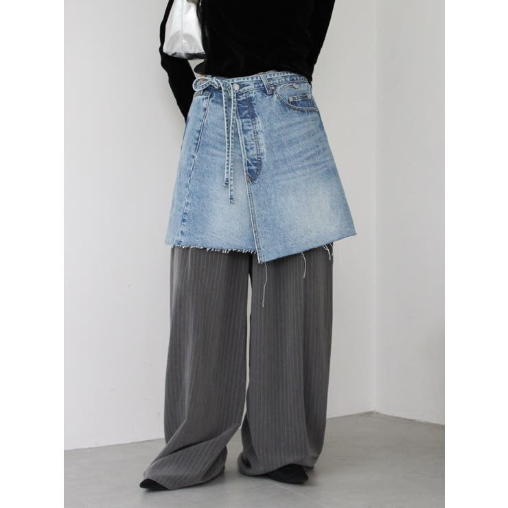 ウエストデザインラインパンツ | Ungrid | 詳細画像18 