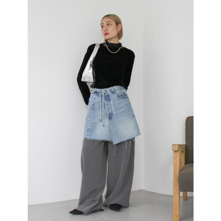 ウエストデザインラインパンツ | Ungrid | 詳細画像19 