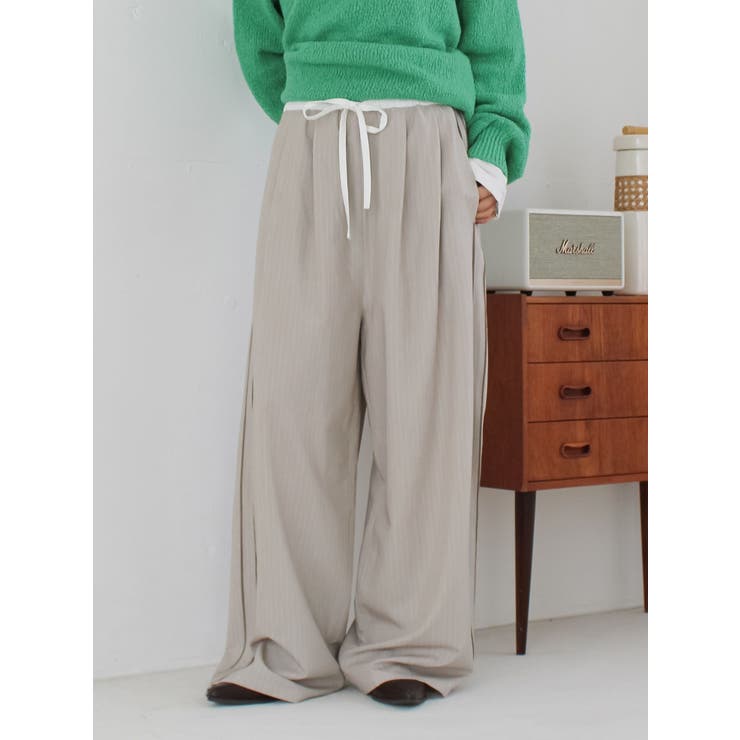 ウエストデザインラインパンツ | Ungrid | 詳細画像21 