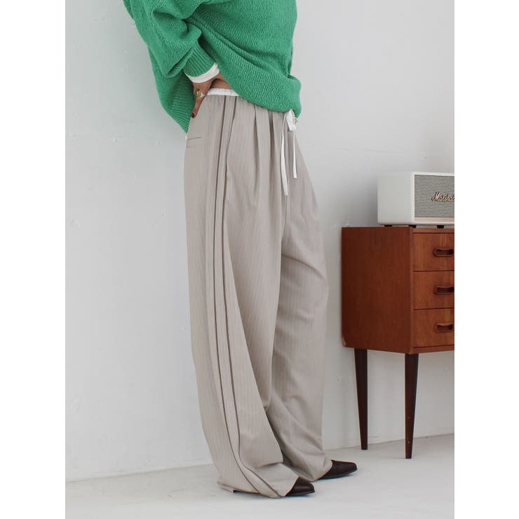 ウエストデザインラインパンツ | Ungrid | 詳細画像22 