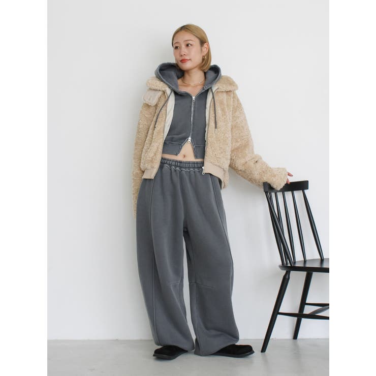 ピグメントスウェットルーズパンツ | Ungrid | 詳細画像7 