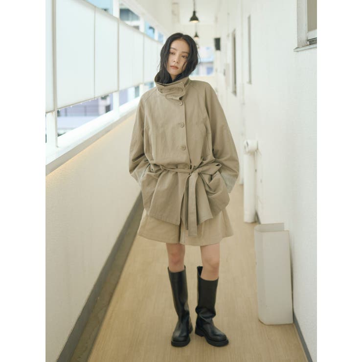 レイヤードデザインハーフパンツ | Ungrid | 詳細画像2 