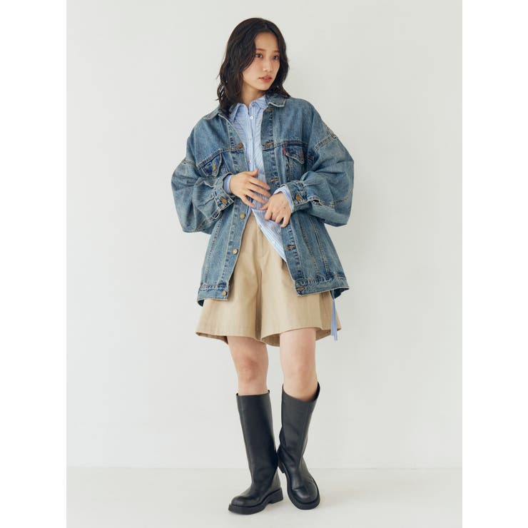 レイヤードデザインハーフパンツ | Ungrid | 詳細画像9 