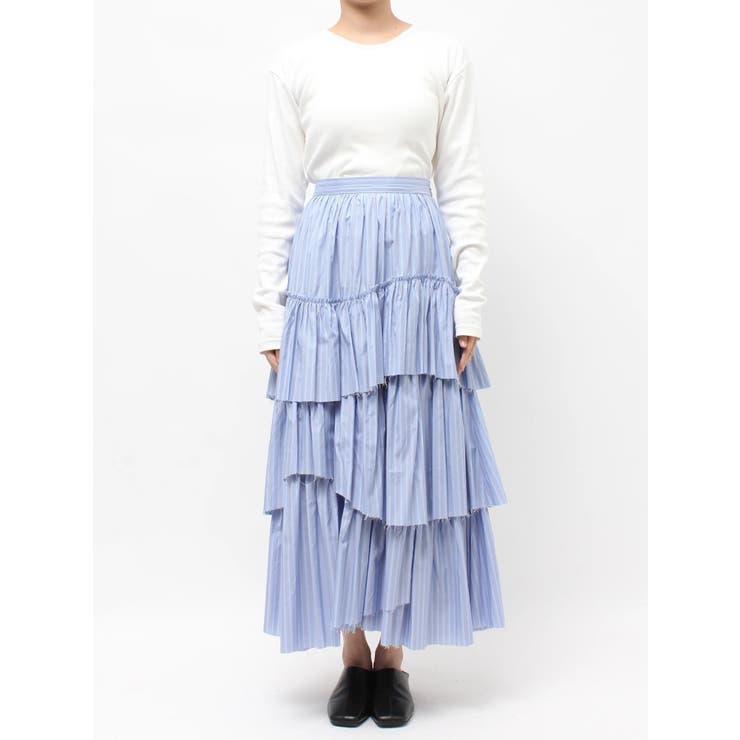 カットオフデザインラッフルスカート | Ungrid | 詳細画像25 