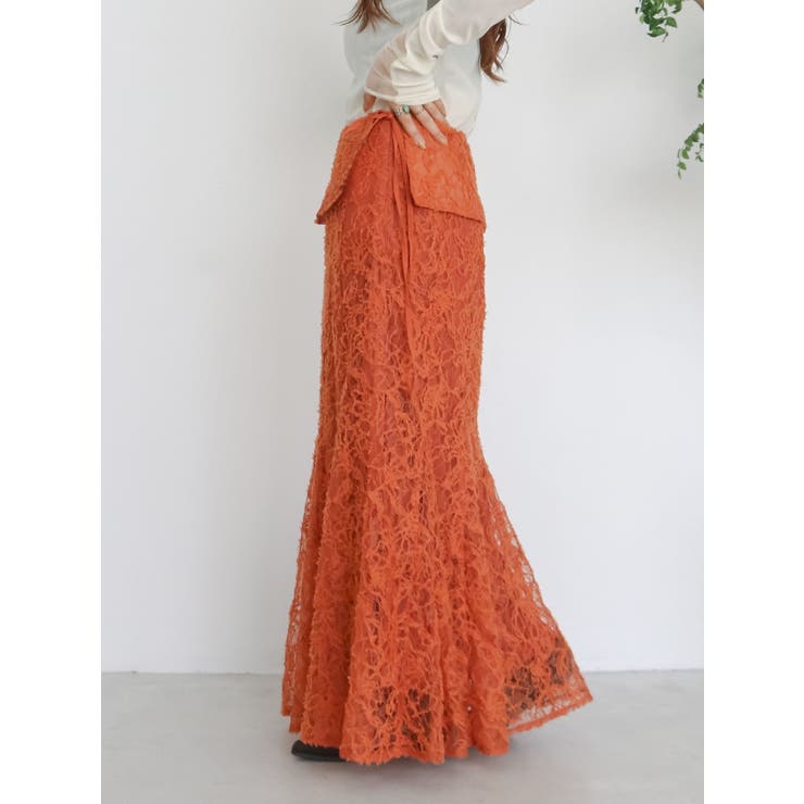 起毛レースマーメイドスカート | Ungrid | 詳細画像12 