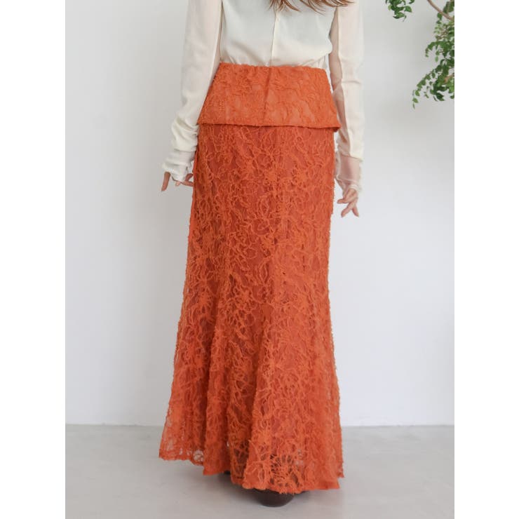 起毛レースマーメイドスカート | Ungrid | 詳細画像13 