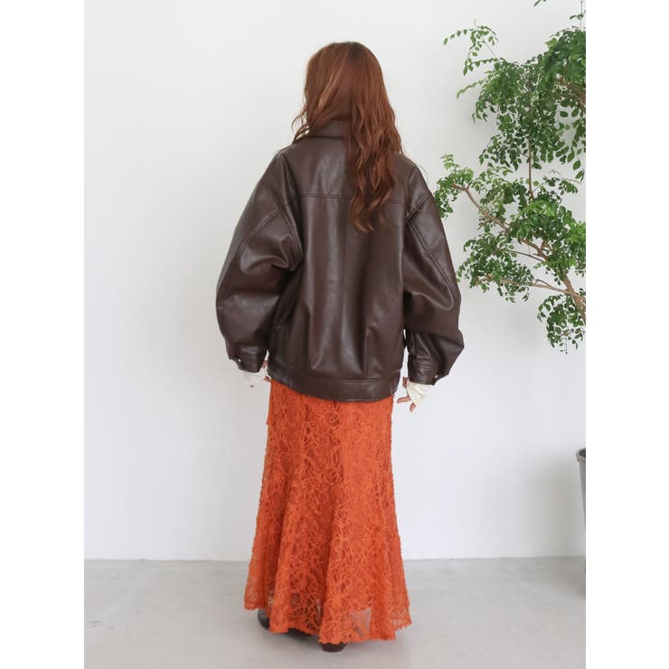 起毛レースマーメイドスカート | Ungrid | 詳細画像20 