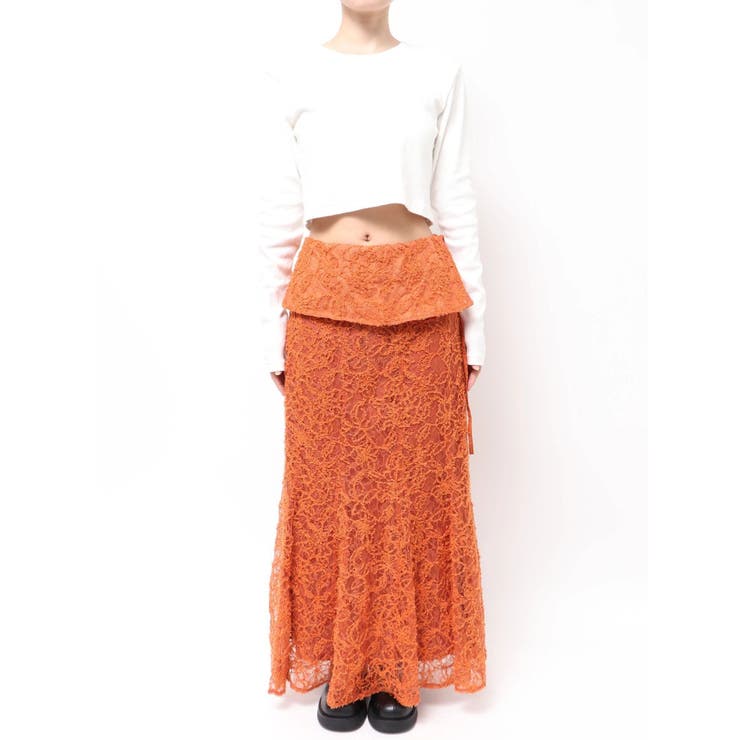 起毛レースマーメイドスカート | Ungrid | 詳細画像27 