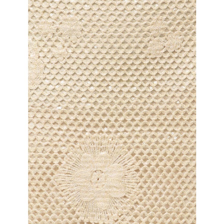 透かし編みスパンコールレイヤードスカート | Ungrid | 詳細画像10 