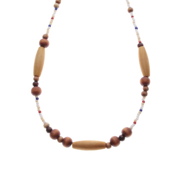 ウッドコンビビーズネックレス | Ungrid | 詳細画像3 