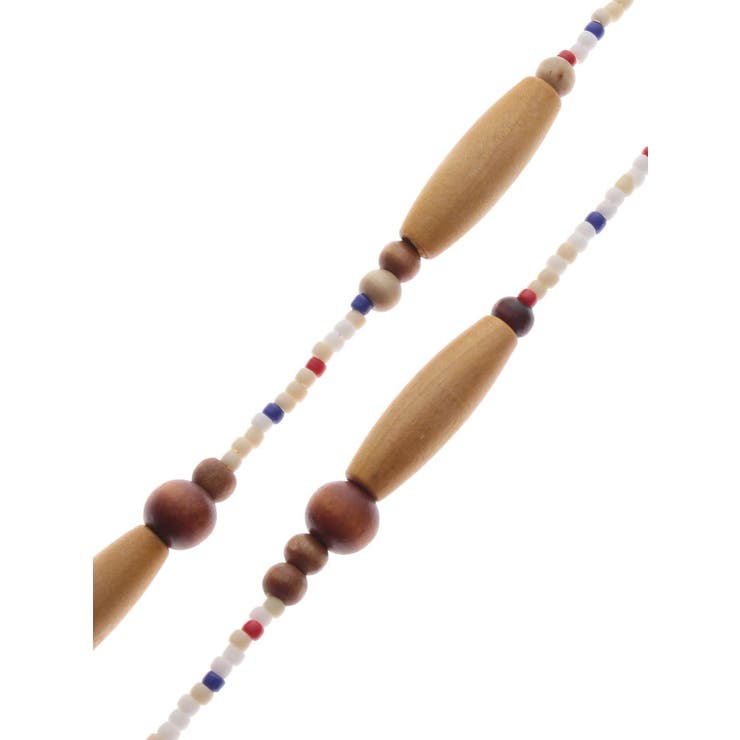 ウッドコンビビーズネックレス | Ungrid | 詳細画像4 