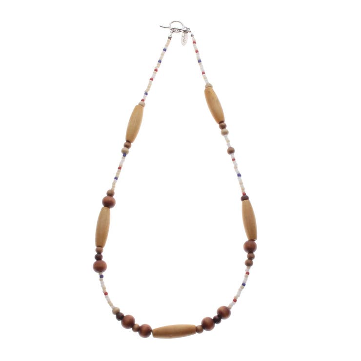 ウッドコンビビーズネックレス | Ungrid | 詳細画像6 