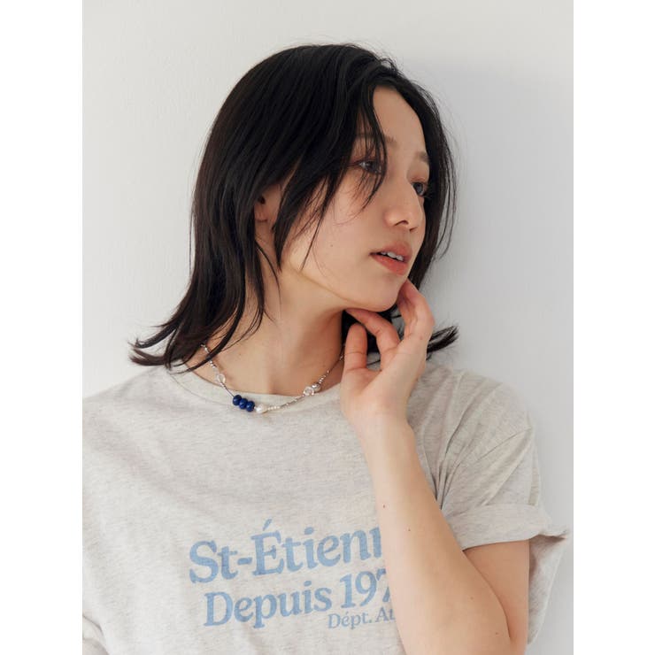 ブルー | 淡水パールネックレス | Ungrid