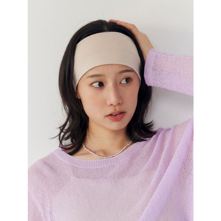 ベーシックワイドヘアバンド | Ungrid | 詳細画像3 