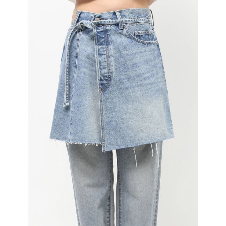 ポケットデザインデニムラップスカート | Ungrid | 詳細画像21 