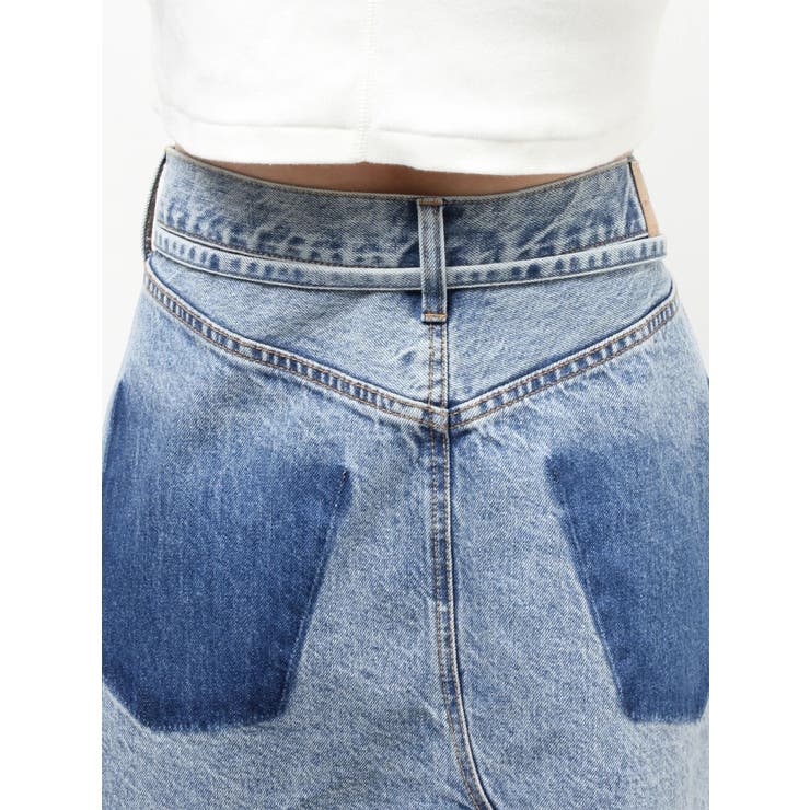 ポケットデザインデニムラップスカート | Ungrid | 詳細画像24 