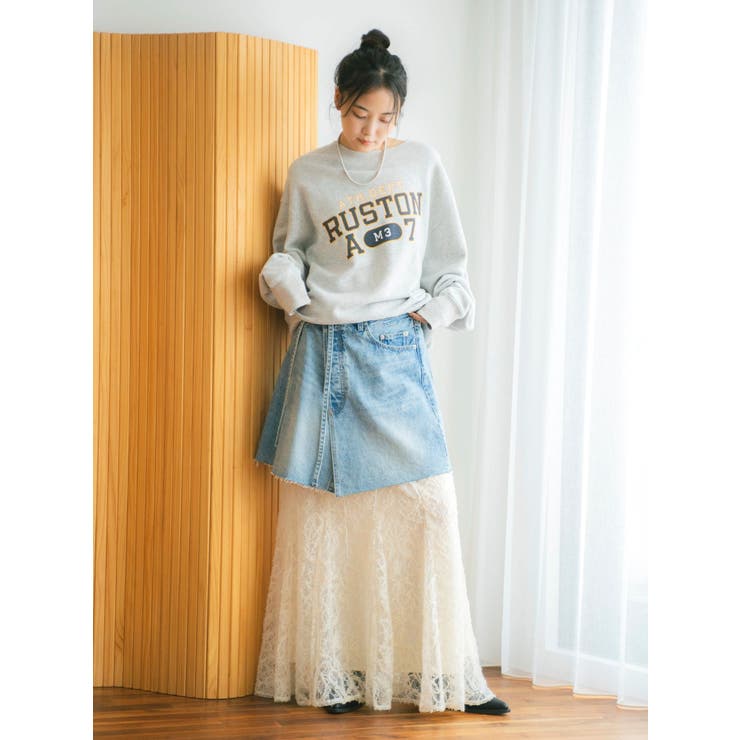 ポケットデザインデニムラップスカート | Ungrid | 詳細画像8 