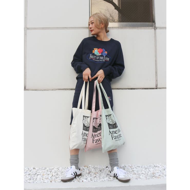 FRUIT OF THE LOOM別注 ロゴトートBag | Ungrid | 詳細画像3 