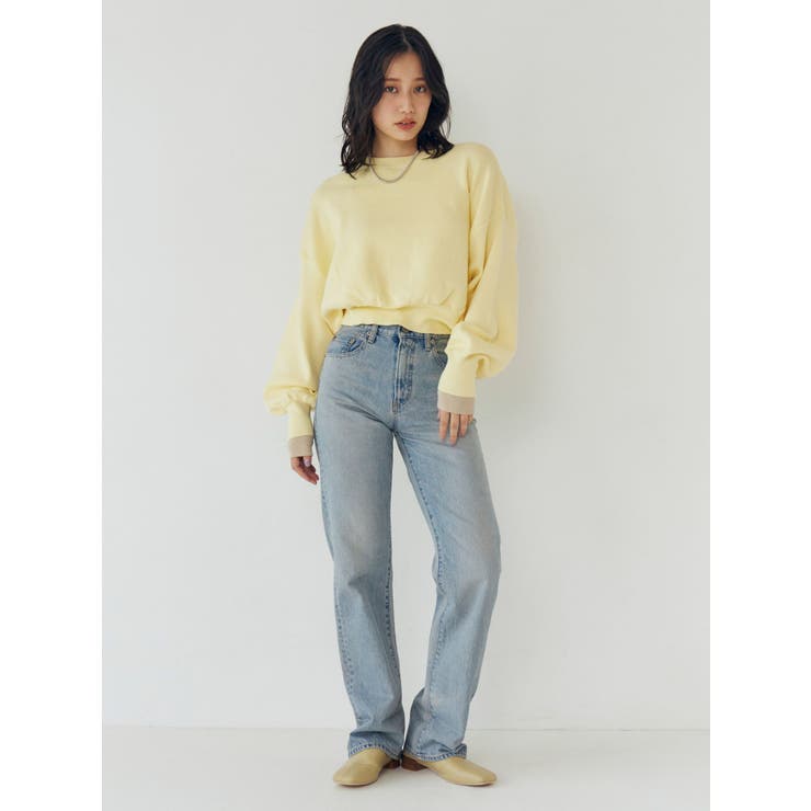 ハイウエストロールアップスリムデニム | Ungrid | 詳細画像14 