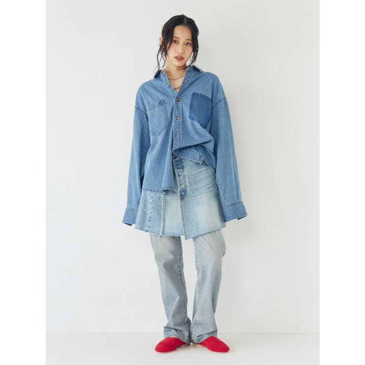 ハイウエストロールアップスリムデニム | Ungrid | 詳細画像18 