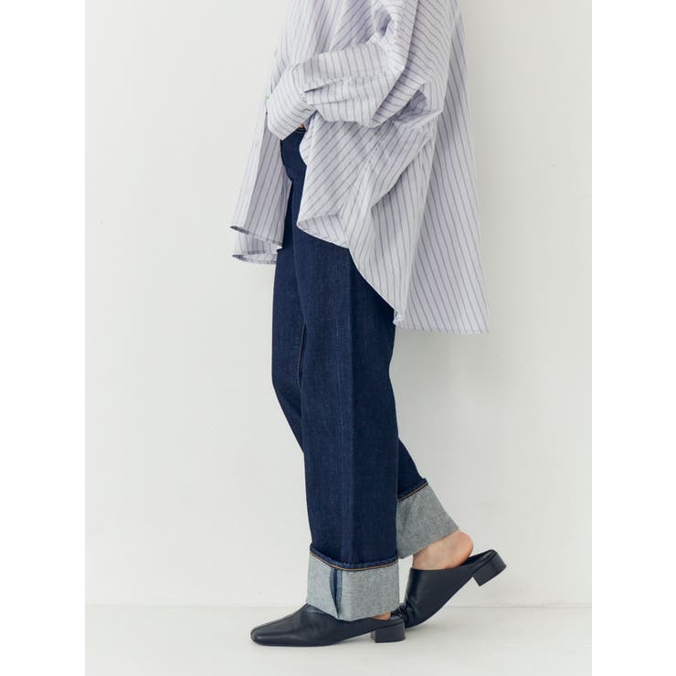 ハイウエストロールアップスリムデニム | Ungrid | 詳細画像9 