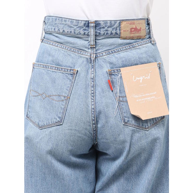 ハイウエストオーガニックコットンルーズデニム | Ungrid | 詳細画像11 