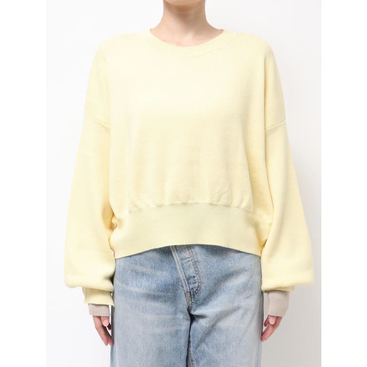 コットン混ショートルーズニット | Ungrid | 詳細画像21 