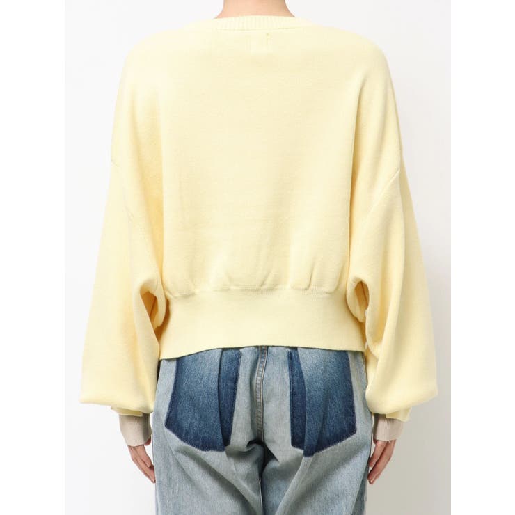 コットン混ショートルーズニット | Ungrid | 詳細画像23 