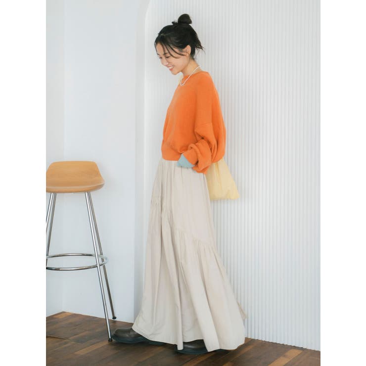 コットン混ショートルーズニット | Ungrid | 詳細画像6 