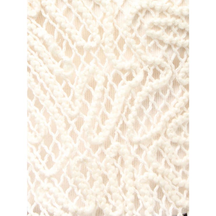 レーシー刺繍ルーズニット | Ungrid | 詳細画像16 