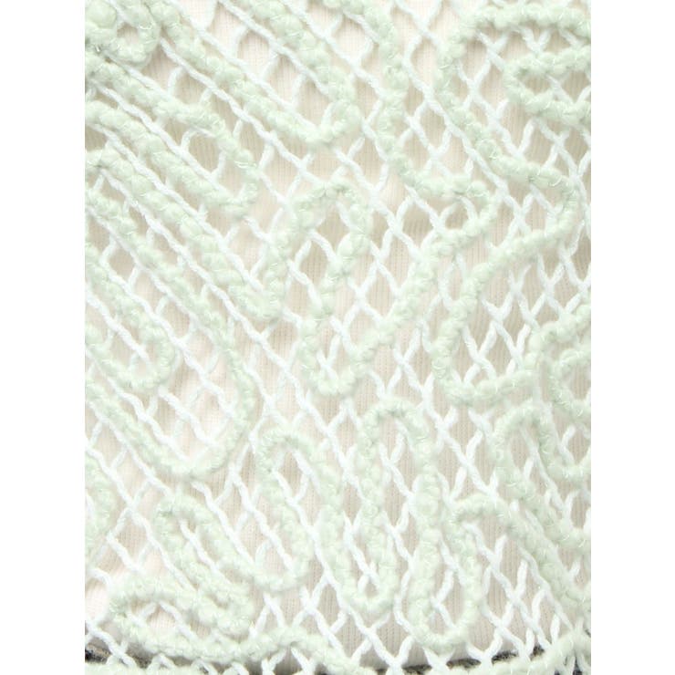 レーシー刺繍ルーズニット | Ungrid | 詳細画像17 