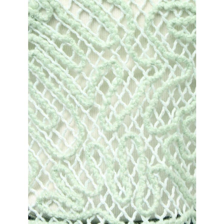 レーシー刺繍ルーズニット | Ungrid | 詳細画像32 