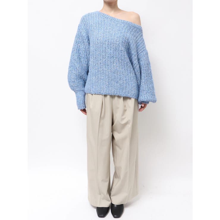 オフショルラメルーズニット | Ungrid | 詳細画像10 