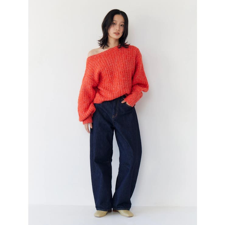 オフショルラメルーズニット | Ungrid | 詳細画像4 