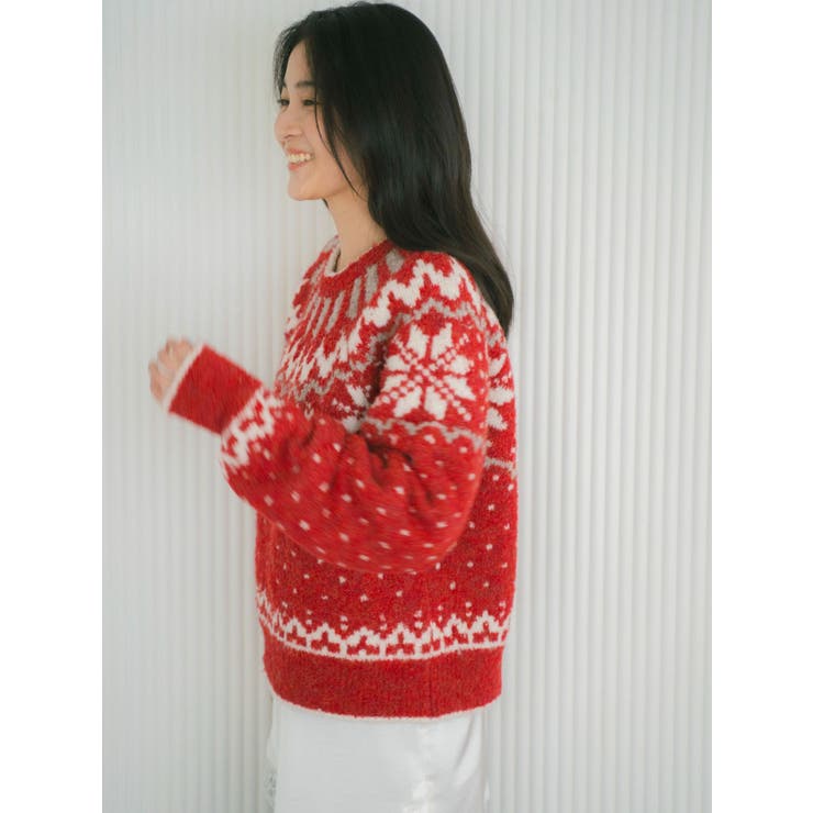 求心柄ルーズニット | Ungrid | 詳細画像12 