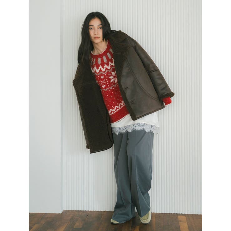 求心柄ルーズニット | Ungrid | 詳細画像16 