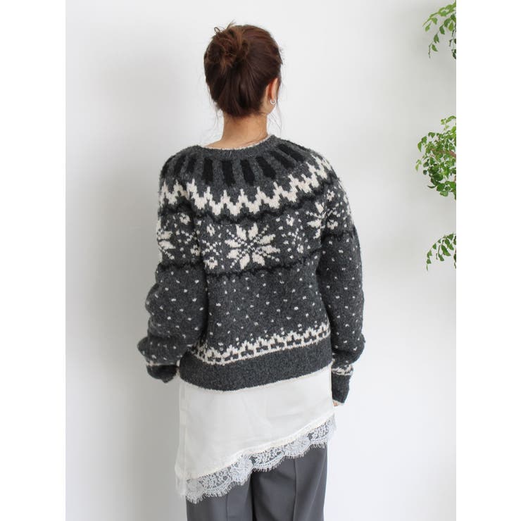 求心柄ルーズニット | Ungrid | 詳細画像19 