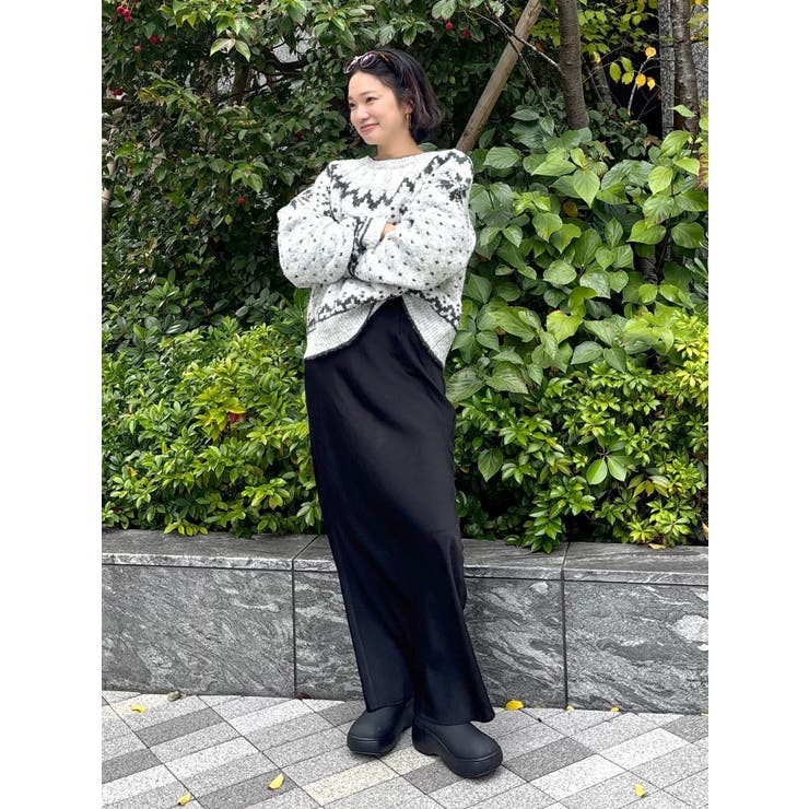 求心柄ルーズニット | Ungrid | 詳細画像25 