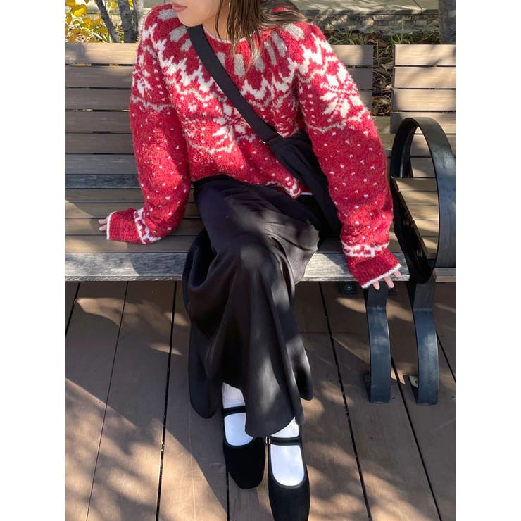 求心柄ルーズニット | Ungrid | 詳細画像27 