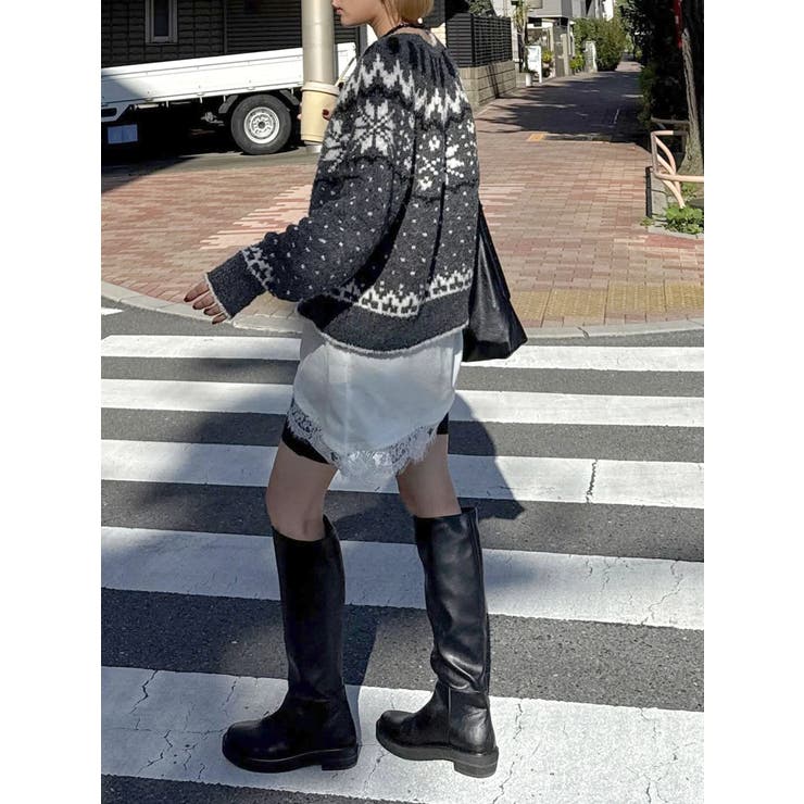 求心柄ルーズニット | Ungrid | 詳細画像3 