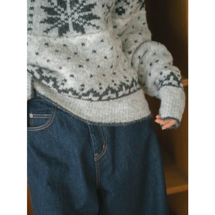 求心柄ルーズニット | Ungrid | 詳細画像7 