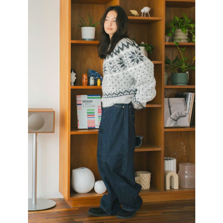 求心柄ルーズニット | Ungrid | 詳細画像9 