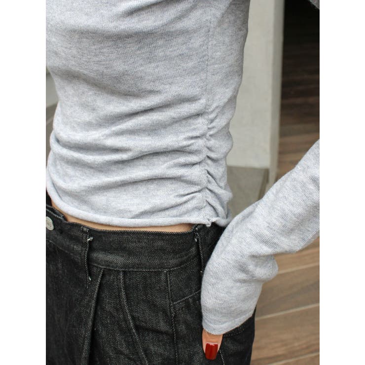 ギャザーデザインフィトニット | Ungrid | 詳細画像5 