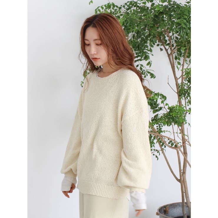 スラブルーズニット | Ungrid | 詳細画像1 