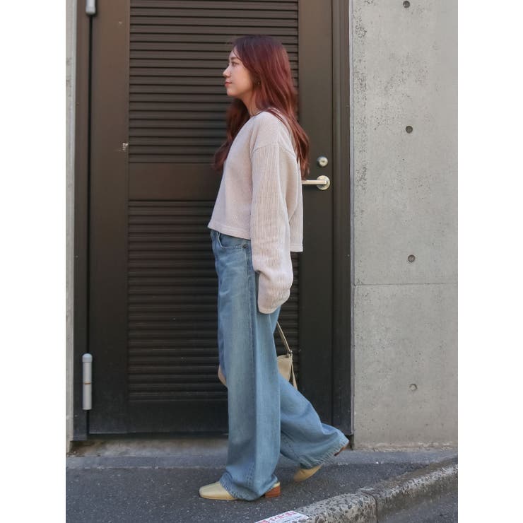 モールダブルフェイスロングスリーブTee | Ungrid | 詳細画像17 