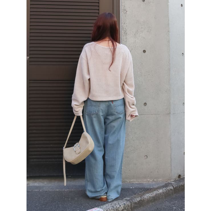 モールダブルフェイスロングスリーブTee | Ungrid | 詳細画像18 