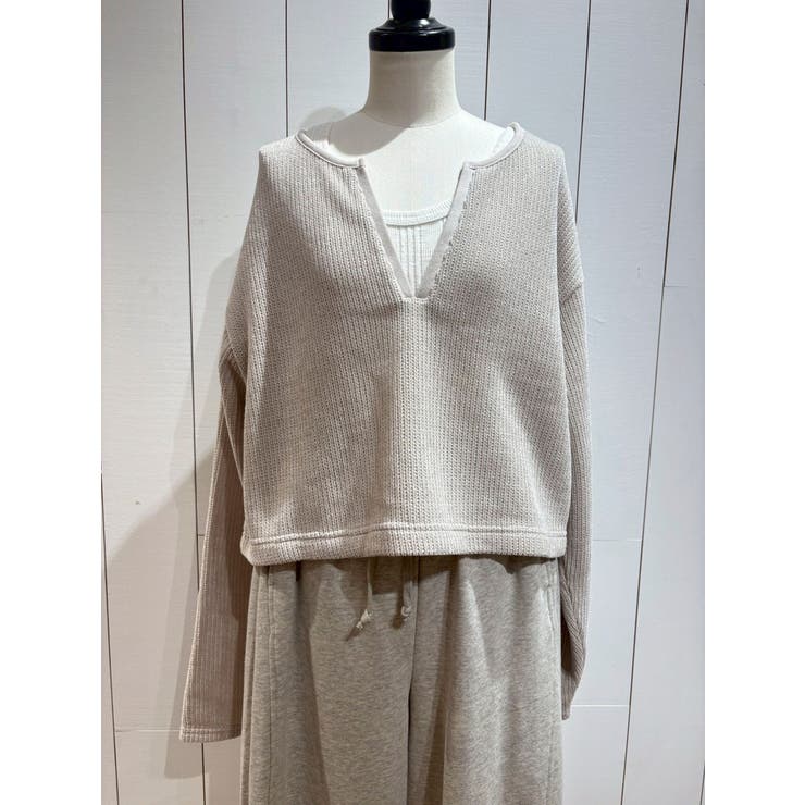 モールダブルフェイスロングスリーブTee | Ungrid | 詳細画像21 