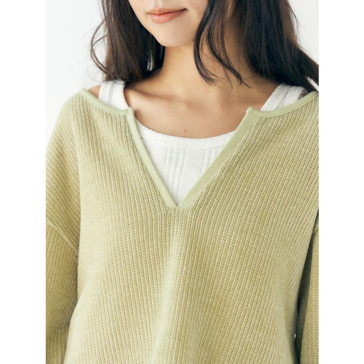 モールダブルフェイスロングスリーブTee | Ungrid | 詳細画像4 