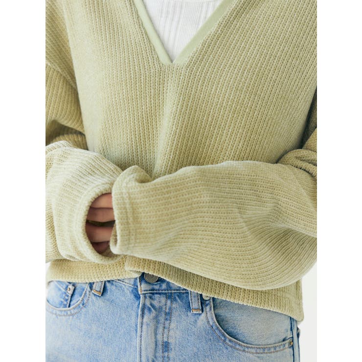 モールダブルフェイスロングスリーブTee | Ungrid | 詳細画像5 