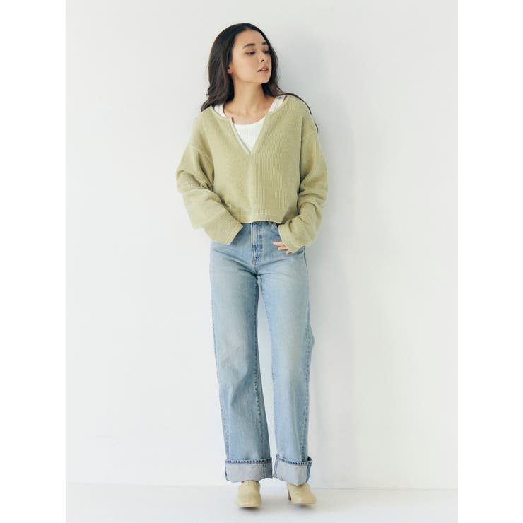 モールダブルフェイスロングスリーブTee | Ungrid | 詳細画像6 